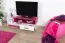 Kinderzimmer - TV-Unterschrank Frank 10, Farbe: Weiß / Rosa - 43 x 120 x 43 cm (H x B x T)