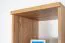 Jugendzimmer - Regal Alard 11, Farbe: Eiche / Weiß - Abmessungen: 171 x 35 x 36 cm (H x B x T)