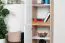 Jugendzimmer - Schrank Alard 02, Farbe: Eiche / Weiß - Abmessungen: 195 x 45 x 52 cm (H x B x T)