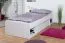 Jugendbett Alard 09, Farbe: Weiß - Liegefläche: 90 x 195 cm (B x L)
