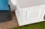 Vollholz Truhe aus Kiefer massiv Weiß lackiert 182, modernes und einfaches Design, 50 x 54 x 46 cm, aus umweltfreundlichem Material