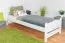 Kinderzimmer-Jugendzimmer im Landhausstil - Set A Bueto, 3-teilig, Weiß, Massivholz, Bett mit Liegefläche: 80 x 200 cm, Kleiderschrank und Kommode