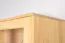 Vitrine Kiefer massiv natur Aurornis 10 - Abmessungen: 200 x 96 x 40 cm (H x B x T)