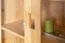 Vitrine Kiefer massiv natur Aurornis 10 - Abmessungen: 200 x 96 x 40 cm (H x B x T)