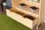 Regal Kiefer massiv natur Aurornis 21 - Abmessungen: 200 x 96 x 40 cm (H x B x T)