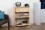 Massivholz-Schuhschrank, Farbe: Natur 98x72x30 cm