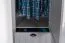 Schrank Segnas 08, Farbe: Grau - 198 x 62 x 42 cm (H x B x T)
