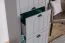 Schrank Segnas 08, Farbe: Grau - 198 x 62 x 42 cm (H x B x T)