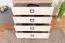 Kinderzimmer - Kommode Benjamin 06, Farbe: Buche / Creme - 89 x 84 x 56 cm (H x B x T)