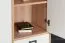 Kinderzimmer - Kommode Benjamin 27, Farbe: Buche / Weiß - 134 x 86 x 37 cm (H x B x T)