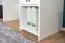 Schreibtisch 28, Farbe: Weiß - Abmessungen: 74 x 125 x 60 cm (H x B x T)