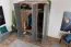 Drehtürenschrank / Kleiderschrank Lotofaga 15, Farbe: Grau / Walnuss - 227 x 181 x 59 cm (H x B x T)