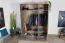 Drehtürenschrank / Kleiderschrank Lotofaga 15, Farbe: Grau / Walnuss - 227 x 181 x 59 cm (H x B x T)