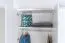 Drehtürenschrank / Kleiderschrank mit Rahmen Siumu 26, Farbe: Weiß / Weiß Hochglanz - 226 x 322 x 60 cm (H x B x T)