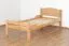 Einzelbett / Gästebett "Easy Premium Line" K1/ Voll, 90 x 190 cm Buche Vollholz massiv Natur