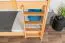 Etagenbett / Stockbett 90 x 190 cm "Easy Premium Line" K17/n, Buche Massivholz Natur lackiert, teilbar