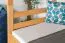Etagenbett / Stockbett 90 x 190 cm "Easy Premium Line" K17/n, Buche Massivholz Natur lackiert, teilbar