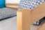 Etagenbett / Stockbett 90 x 190 cm "Easy Premium Line" K17/n, Buche Massivholz Natur lackiert, teilbar