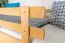 Etagenbett / Stockbett 90 x 190 cm "Easy Premium Line" K17/n, Buche Massivholz Natur lackiert, teilbar