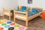 Etagenbett / Stockbett 90 x 200 cm für Kinder "Easy Premium Line" K17/n, Buche Massivholz Natur lackiert, teilbar