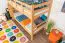Etagenbett / Stockbett 90 x 200 cm für Kinder "Easy Premium Line" K17/n, Buche Massivholz Natur lackiert, teilbar