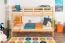 Etagenbett / Stockbett 90 x 200 cm für Kinder "Easy Premium Line" K17/n, Buche Massivholz Natur lackiert, teilbar