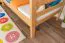 Etagenbett / Stockbett 90 x 200 cm für Kinder "Easy Premium Line" K17/n, Buche Massivholz Natur lackiert, teilbar