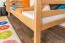 Etagenbett / Stockbett 90 x 200 cm für Kinder "Easy Premium Line" K17/n, Buche Massivholz Natur lackiert, teilbar