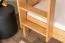 Etagenbett / Stockbett 90 x 200 cm für Kinder "Easy Premium Line" K17/n, Buche Massivholz Natur lackiert, teilbar