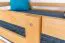 Etagenbett / Stockbett 90 x 200 cm "Easy Premium Line" K17/n inkl. 2 Schubladen und 2 Abdeckblenden, Buche Massivholz Natur lackiert, teilbar