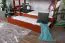 Etagenbett / Stockbett 90 x 200 cm "Easy Premium Line" K17/n inkl. Liegeplatz und 2 Abdeckblenden, Buche Massivholz Kirschfarben lackiert, teilbar