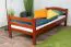 Hochbett 90 x 200 cm für Kinder, "Easy Premium Line" K22/n, Buche Massivholz kirschfarben, teilbar