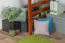 Hochbett 90 x 190 cm für Kinder, "Easy Premium Line" K22/n, Buche Massivholz kirschfarben, teilbar