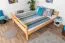 Hochbett 160 x 190 cm für Erwachsene "Easy Premium Line" K23/n, Buche Massivholz Natur lackiert, teilbar