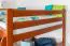 Hochbett 160 x 200 cm "Easy Premium Line" K23/n, Buche Massivholz Kirschfarben lackiert, teilbar