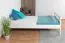 Hochbett 140 x 190 cm für Erwachsene "Easy Premium Line" K23/n, Buche Massivholz weiß lackiert, teilbar