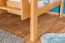 Etagenbett mit Rutsche 90 x 200 cm, Buche Massivholz Natur lackiert, teilbar in zwei Einzelbetten, "Easy Premium Line" K25/n