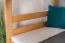 Etagenbett mit Rutsche 90 x 190 cm, Buche Massivholz Natur lackiert, umbaubar in zwei Einzelbetten, "Easy Premium Line" K28/n