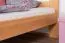 Jugendbett "Easy Premium Line" K6 in Überlänge, 140 x 220 cm Buche Vollholz massiv natur