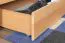 Jugendbett "Easy Premium Line" K7 inkl. 2 Schubladen und 1 Abdeckblende, 140 x 200 cm Buche Vollholz massiv Natur