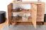 Kommode Pandrup 10, Farbe: Eiche - Abmessungen: 83 x 120 x 40 cm (H x B x T), mit 3 Türen und 4 Fächern