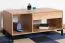 Couchtisch Pandrup 21, Farbe: Eiche - Abmessungen: 100 x 60 x 48 cm (B x T x H), mit 1 Schublade und 2 Fächern