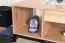Couchtisch Pandrup 21, Farbe: Eiche - Abmessungen: 100 x 60 x 48 cm (B x T x H), mit 1 Schublade und 2 Fächern