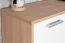 Büro Komplett - Set A Palpala, 5-teilig, Farbe: Eiche Sonoma / Weiß