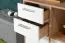 Kommode Palpala 05, Farbe: Eiche Sonoma / Weiß - 75 x 80 x 35 cm (H x B x T)
