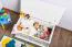 Truhe Kiefer massiv Vollholz Weiß 181 – Abmessung 50 x 87 x 46 cm (H x B x T)