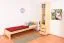 Kinderbett / Jugendbett Kiefer massiv Vollholz natur 78, inkl. Lattenrost - 80 x 200 cm (B x L)