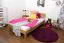 Bett Eiche 120 x 200 cm geölt Abbildung