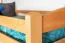 Funktions-Stockbett 90 x 200 cm mit 2 Schubladen als Stauraum | Massivholz: Buche | Natur Lackiert | umbaubar in zwei Einzelbetten | Premium-Qualität | inkl. Rollroste Abbildung