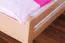 Kinderbett 90 x 200 cm | Massivholz: Buche | Natur Lackiert Abbildung
